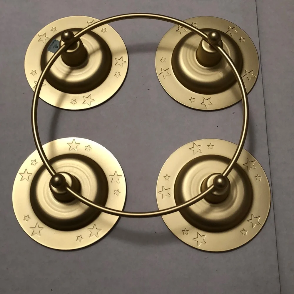 PartyLite Gold Candle Ring with Stars - Picture 3 of 8